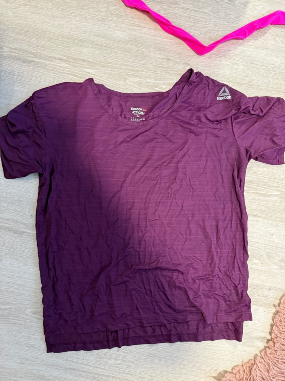 Reebok Women's Plum Short Sleeve Athletic Tee